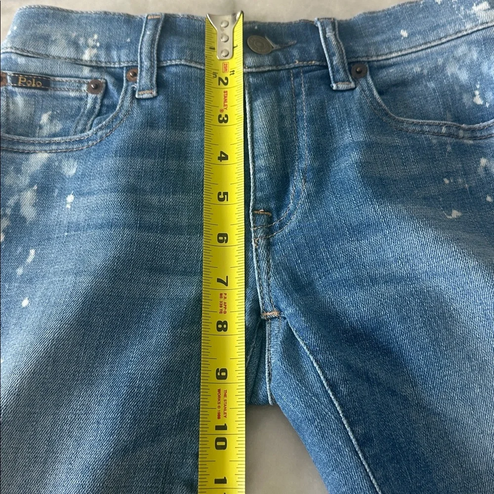 Polo by Ralph Lauren The Tompkins Splatter Paint Skinny Jeans